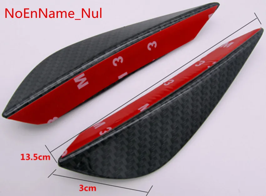 4 шт./компл. универсальные ласты для переднего бампера из углеродного волокна FRP