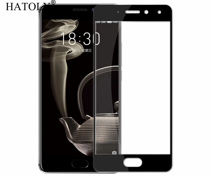 Закаленное стекло для Meizu Pro 7 защита экрана полное покрытие 3D пленка с изогнутыми