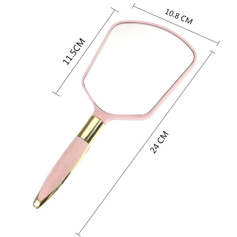 1 шт. винтажные зеркала для рук милое розовое бежевое зеленое косметическое