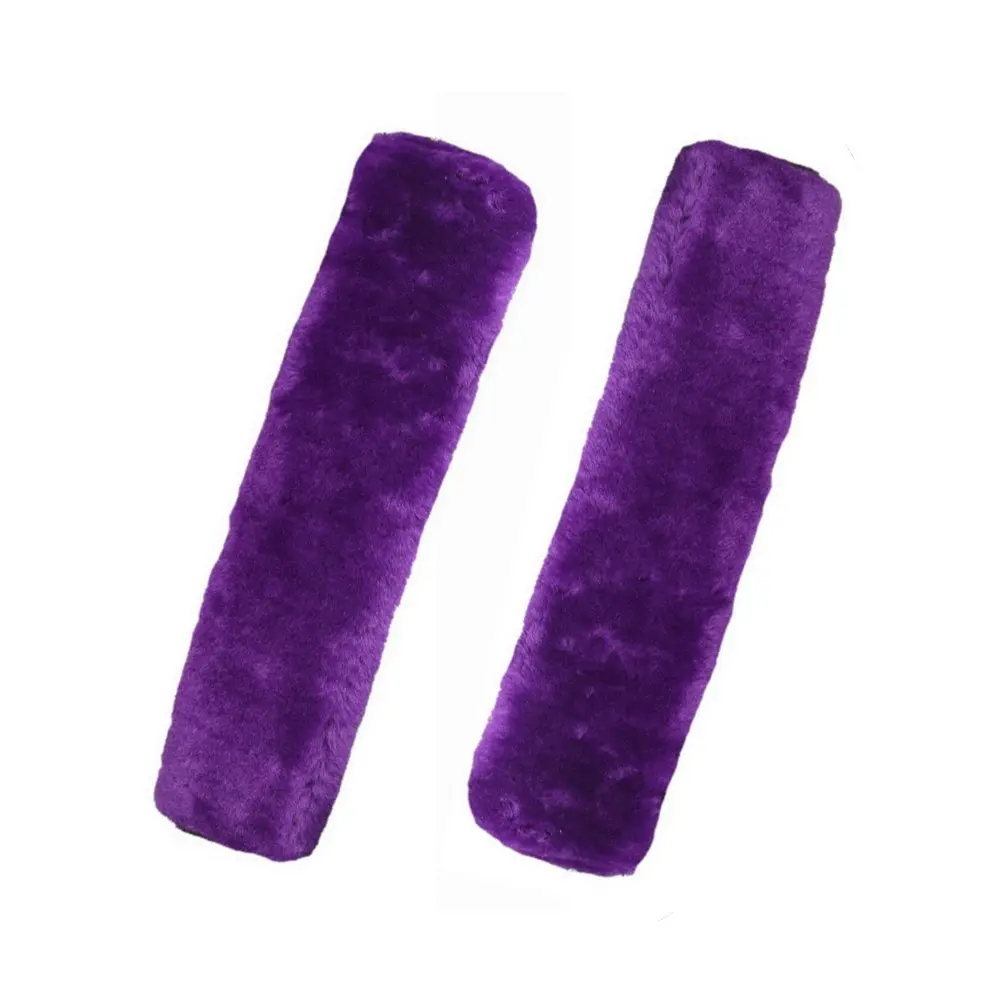 2 шт. Мягкий Искусственная овчина шерсть автомобильный ремень безопасности