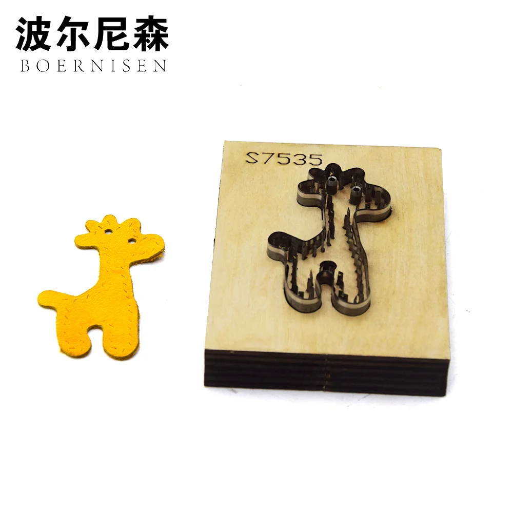

SMVAUON Scrapbooking cutting die knife molds giraffe Leather Tools Die cut Japanese steel Suitable For Die-cutting Machines