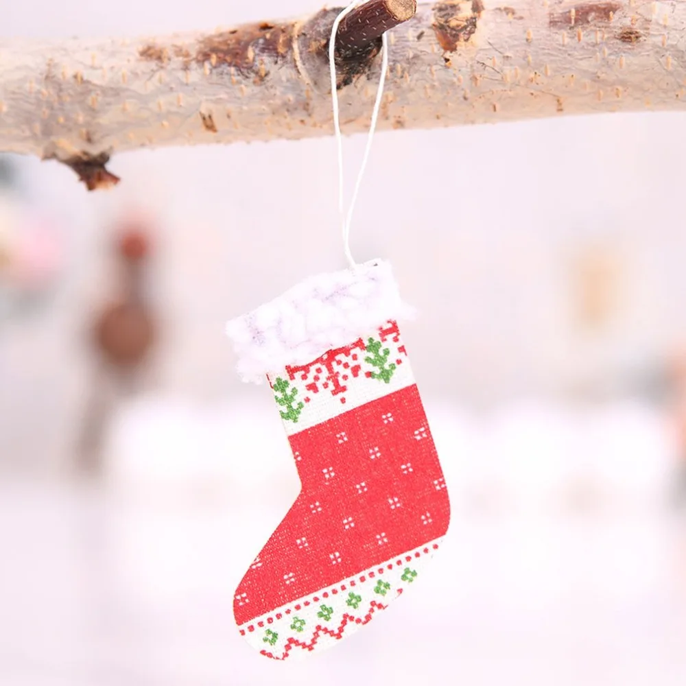 2019 Рождественская елка украшение рождественское подвесное с перчаткой шляпа