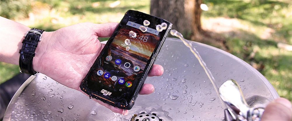 HOMTOM ZOJI Z9, 6 ГБ, 64 ГБ, IP68, 5500 мА/ч, водонепроницаемый мобильный телефон, частота сердечных сокращений, Android 8,1, 5,7 дюймов, смартфон с функцией распознавания лица, отпечатка пальца, 4G
