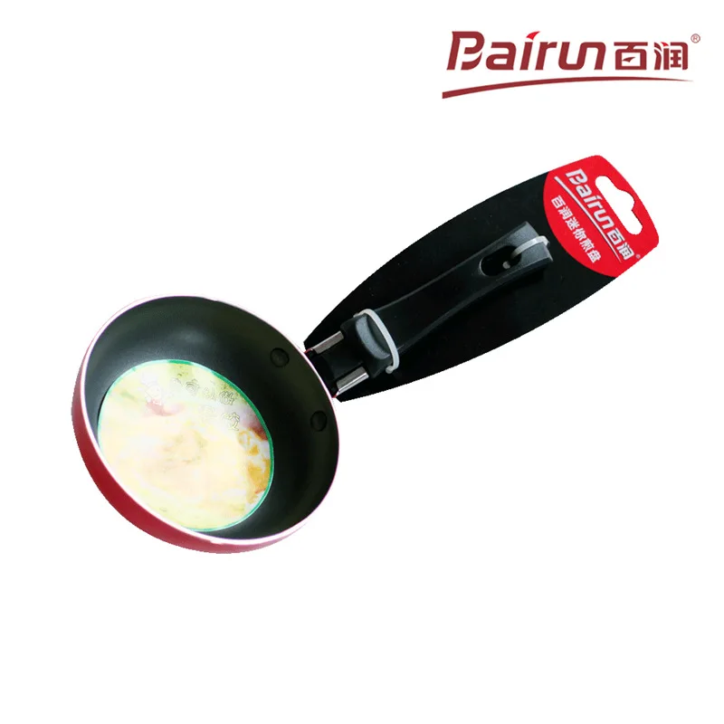 Bairun горячая гриль кулинария силикагель ручкой алюминиевой мини антипригарной