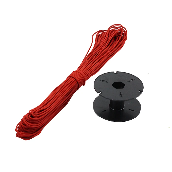red PSKOOK Стандарта Mil Тип я 3strand Core 100 футов(31 м) парашютный шнур Паракорд микро Тактический сматывания шнура на открытом воздухе Выживание - Цвет: red