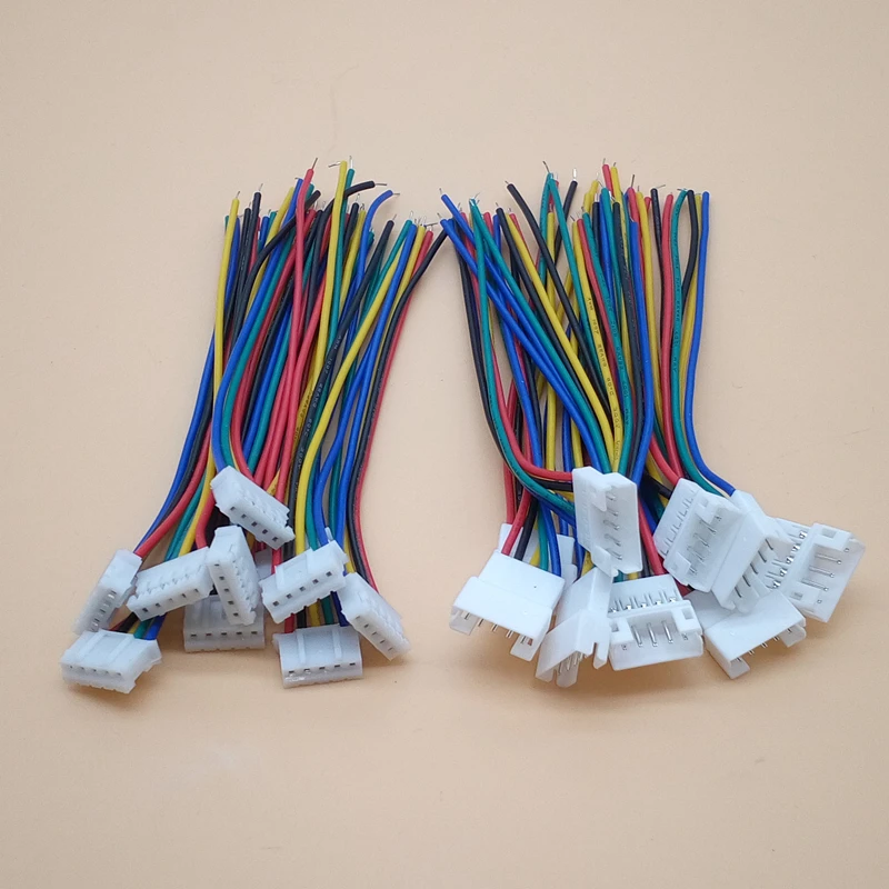 10 пар Micro JST PH 2,0 2P 3P 4P 5P 6PIN штекер с проводными кабелями 100 мм