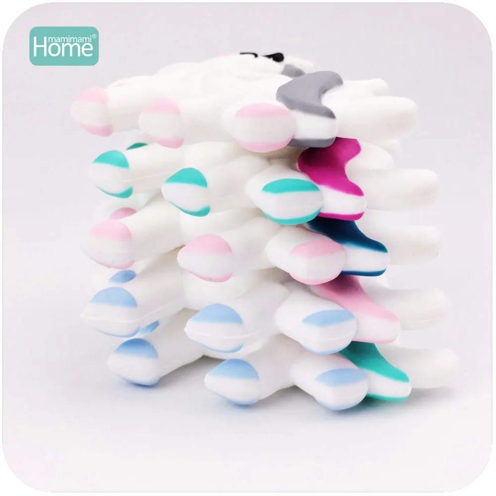 MamimamiHome детские игрушки 5 шт. силиконовый Единорог прекрасный Diy Прорезыватель