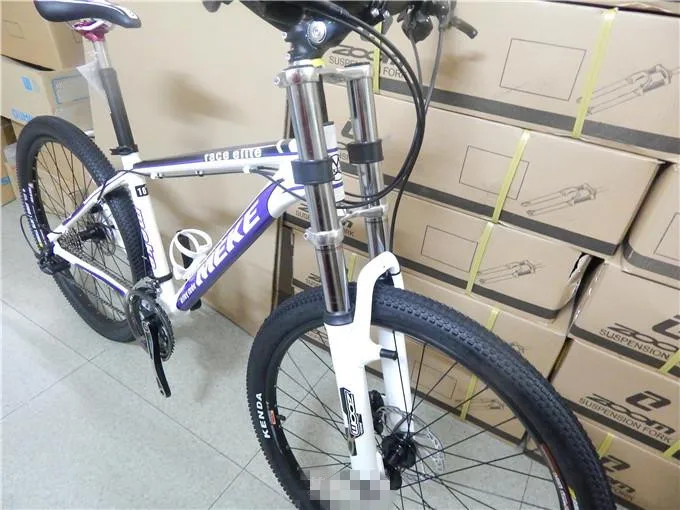 ZOOM 620 DH 2" 24" 2" дисковый тормоз и V тормоз DH Горные плечи горный велосипед Подвеска Вилка Путешествия 100 мм