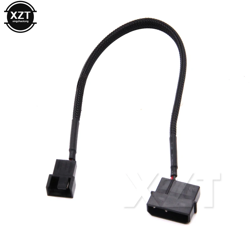 1 шт. охлаждающий разветвитель вентилятора 4pin IDE Molex 1-Port 3Pin/4Pin кабель питания для