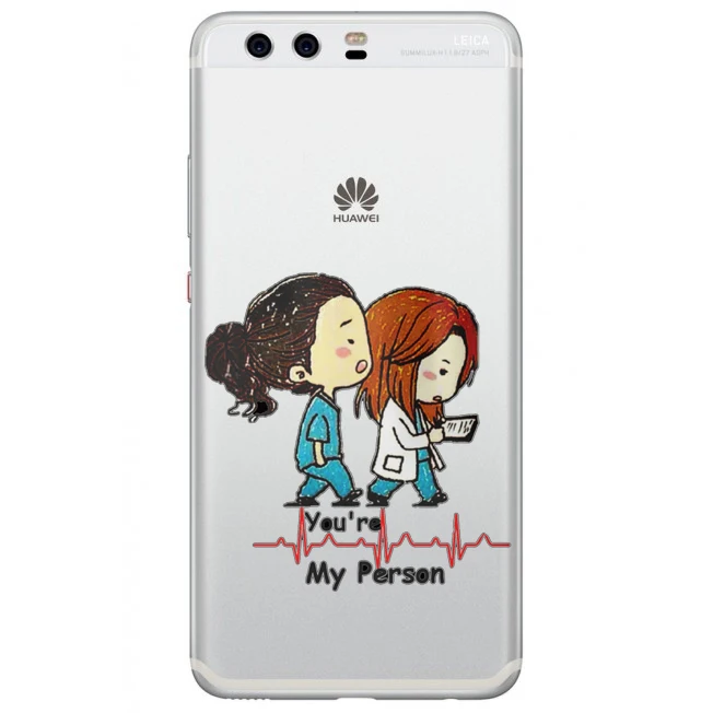 Чехол с надписью "You're My Person", мягкий ТПУ чехол для телефона, чехол для huawei P8 P9 P10 P20 Mate10 20Pro Lite - Цвет: TPU