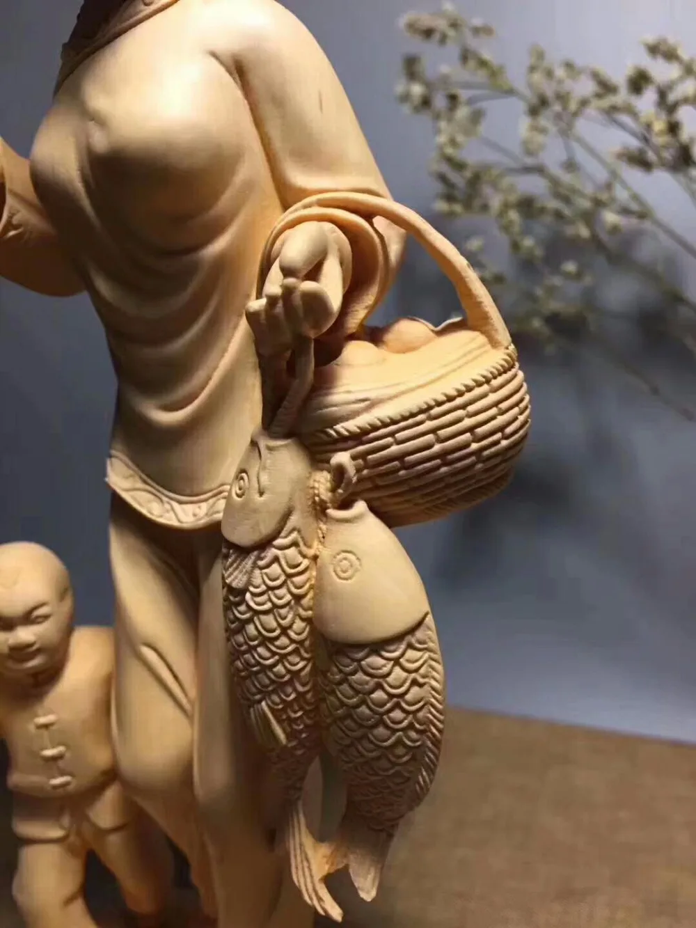 Boxwood carvings домашняя мебель ремесла народная таможня домашние жены девочки и
