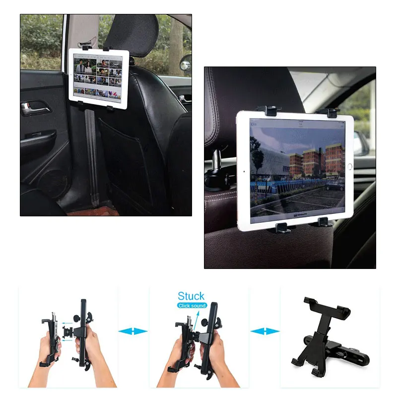 Overfly Телефон стенд Автомобильный держатель Монтажный зажим заднее сиденье