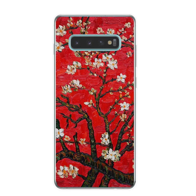 Чехол с мраморным цветочным узором для Samsung Galaxy S5 S6 S7 Edge S8 Plus S9 plus S10 Lite S10E чехол