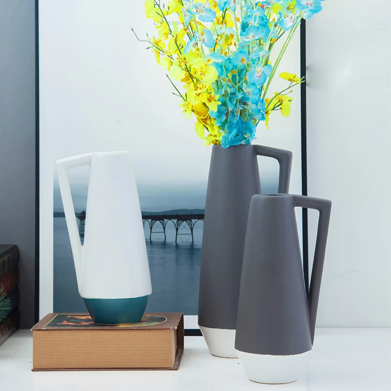 Керамическая ваза креативное украшение в стиле Ins простое нордическое для