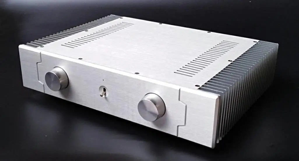 Усилитель мощности ZEROZONE DIY класса А алюминиевое шасси корпус усилителя 430*90*308 мм