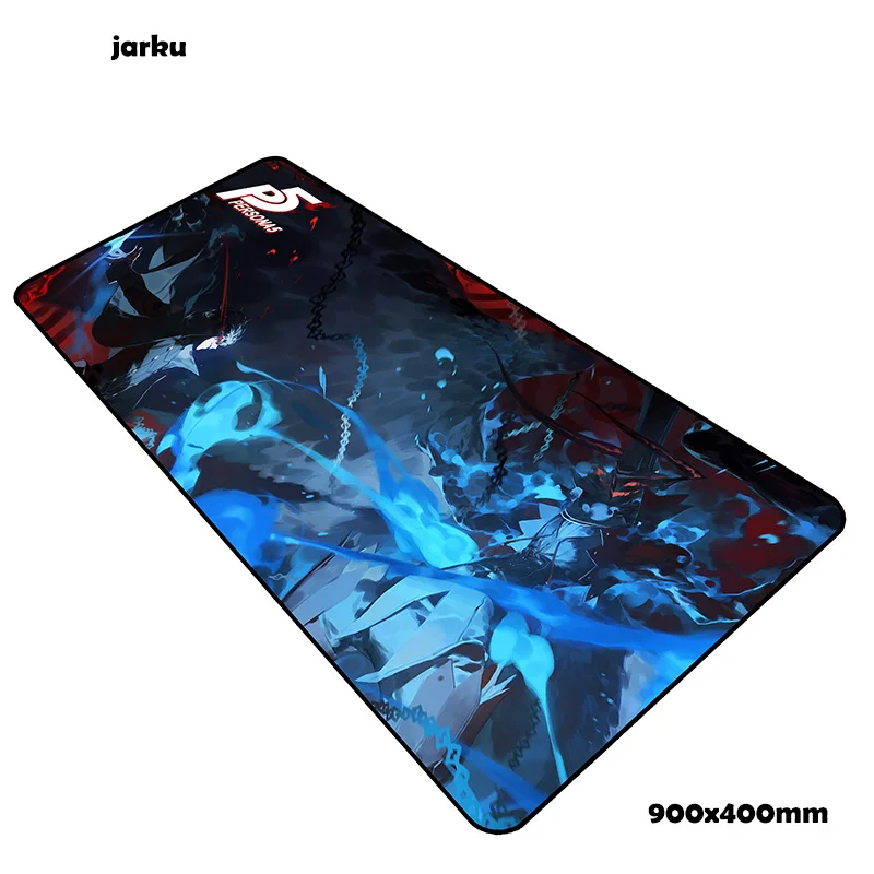 Persona 5 Коврик для мыши 900x400 мм коврики для мыши с массовым рисунком лучший игровой коврик для мыши для геймера Популярные персонализированные коврики для мыши Клавиатура ПК коврик