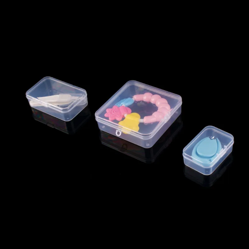 1 Набор коробка для хранения PP пластиковый прозрачный маленький средний большой