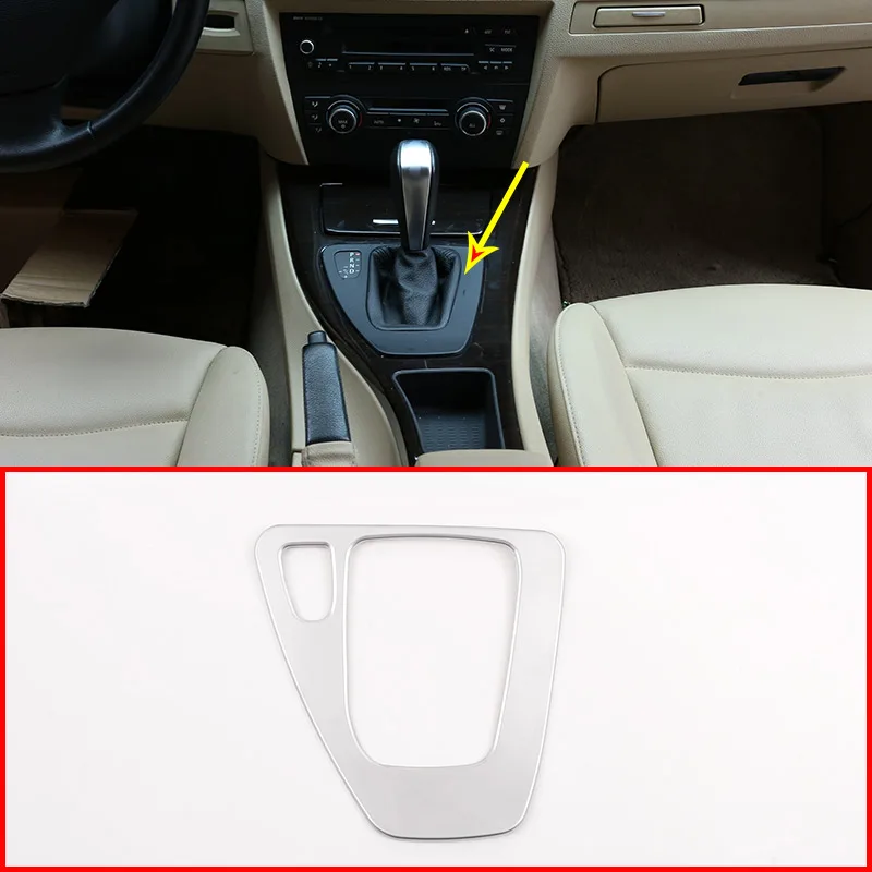 

For BMW E90 E92 E93 3 Series 2005-2012 Car Control Gear Shift Panel Cover Gearshift Panel Frame Trim LHD Accessories