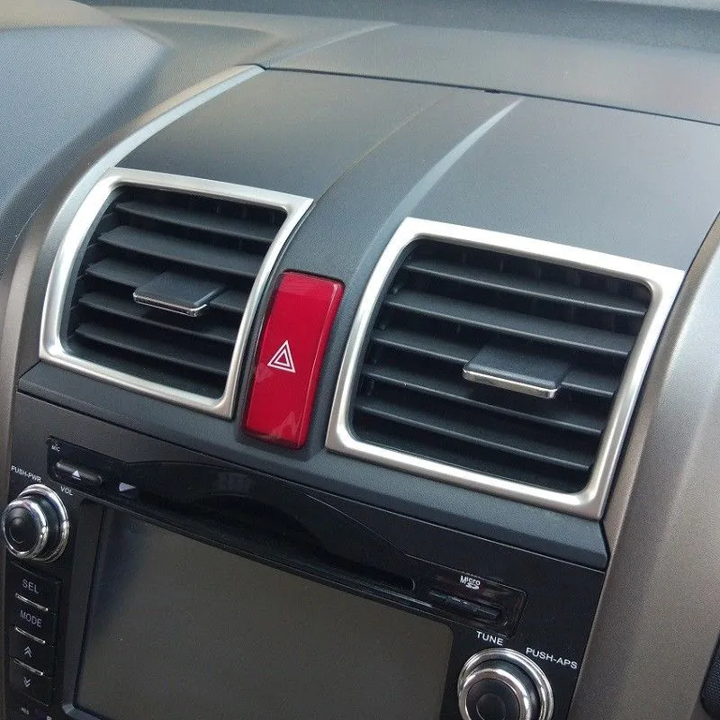 Автомобильный Центральный тире Кондиционер AC Vent управления рамка Крышка отделка