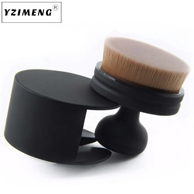 Профессиональный плоский круглый Макияж Кисточки с ультра мягкая Для женщин