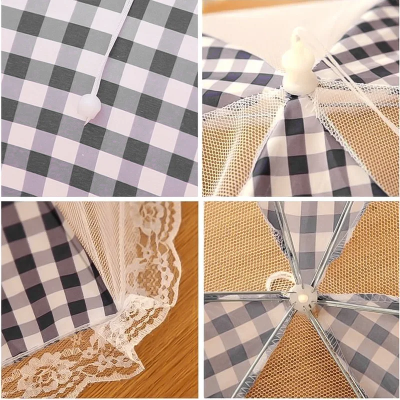 Hoomall кухня сложенный колпак из сетки для еды прочный анти мухи комары зонтик