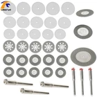 39 шт. алмазный режущий диск для инструментов dremel аксессуары лезвие для мини-пилы алмазный шлифовальный круг набор роторного инструмента колесо циркулярной пилы