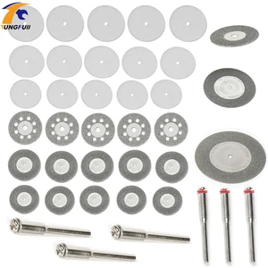 39 шт. алмазный режущий диск для инструментов dremel аксессуары лезвие для мини-пилы алмазный шлифовальный круг набор роторного инструмента колесо циркулярной пилы