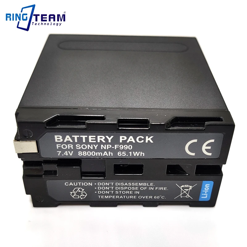 7,4 V 8800mAh NP-F990 Аккумулятор заменяет NP-F970 F950 F550 F750 для цифровых камер sony видеокамеры/лампы/Мониторы