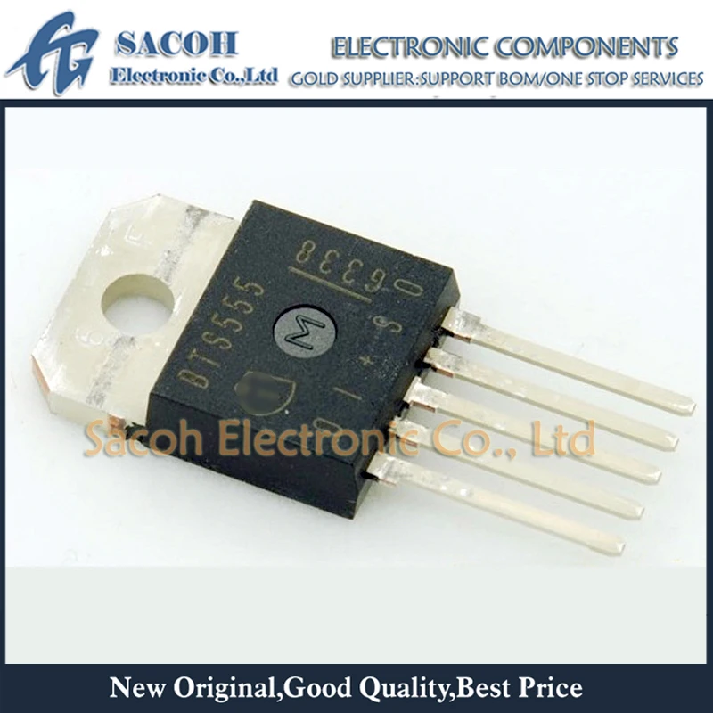 New Original 2PCS/Lot BTS555 E3146 or BTS550P TO-218-5 Smart High Side Current PROFET | Электроника