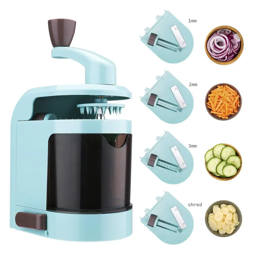 TPUSNOK Spiralizer овощерезка 4 в 1 лезвие циферблат спиральный измельчитель нож макароны