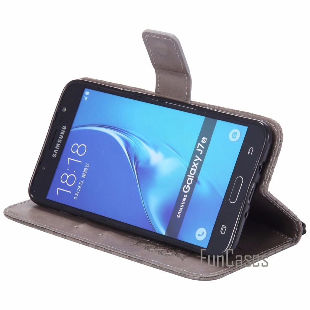 Рельефный чехол на магнитном замке coque samsung Galaxy J7/J7 2016 fundas J7 покрывающая телефон по