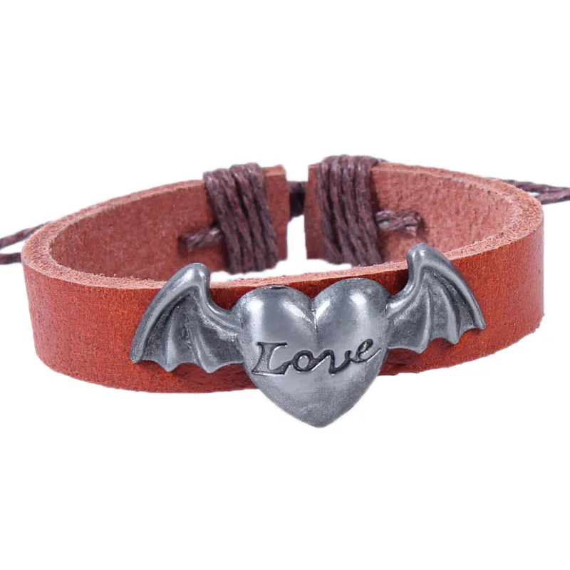 Женский и мужской браслет из натуральной кожи | Украшения аксессуары