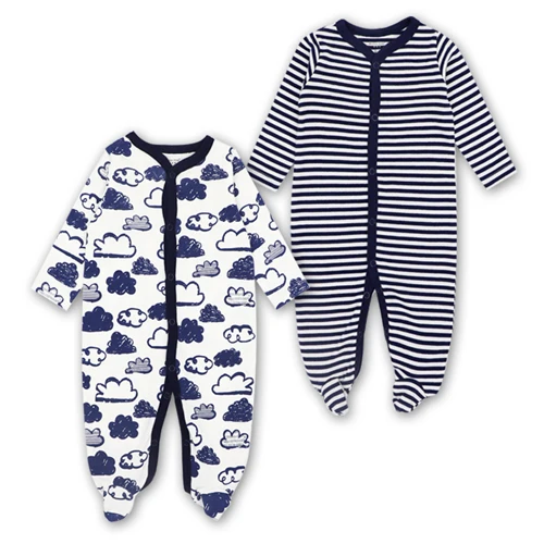 Бежевый Одежда для новорожденных; пижамы для маленьких девочек; Roupa Bebe; комплект из 2 предметов; комбинезоны с длинными рукавами для маленьких мальчиков 3, 6, 9, 12 месяцев - Цвет: Бежевый