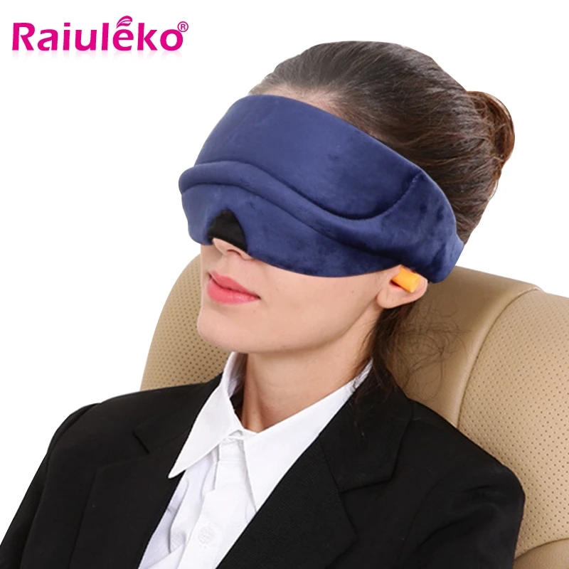 

Sleep Mask High Quality Velvet Comfort Eyeshade Sleeping Eye Mask Rest Aid Eye Bandage Sleep Blocking Light Adjustable Length