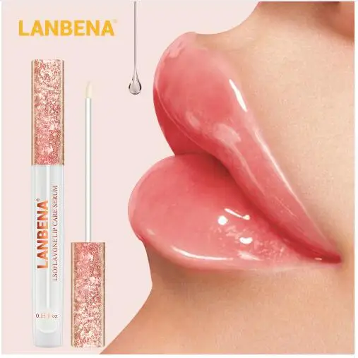 LANBENA Lsoflavone Уход за губами Сыворотки губ блеск для маска увеличить эластичность