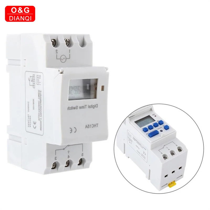 Электронное программируемое Цифровое реле времени на 7 дней 220 В 6A 10A 16A 20A 25A