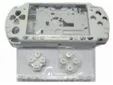 White Полный корпус чехол для psp 2000 psp 2000, замена основного корпуса для psp 2000, черный, синий, белый, красный, кристалл и т. д - Цвет: White