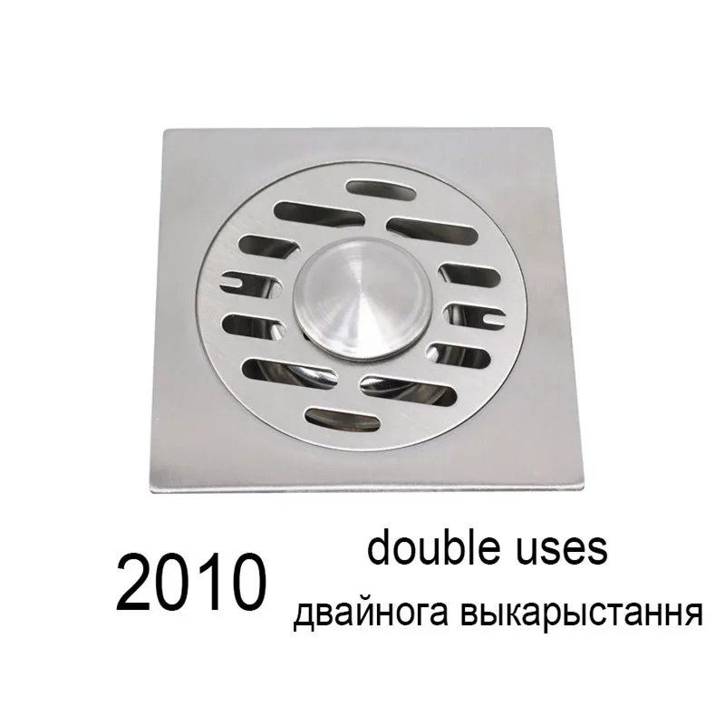 1 pcs 2010 1 шт., сливное отверстие из нержавеющей стали, покрытие для пола, анти-запах, сливное отверстие, для ванны, сливные стоки, пробка, для ванной, для душа - Цвет: 1 pcs 2010