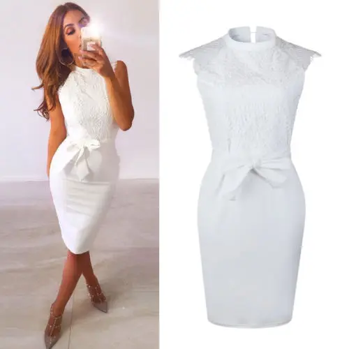 Новинка 2018 модное женское Сексуальное Кружевное облегающее коктейльное платье