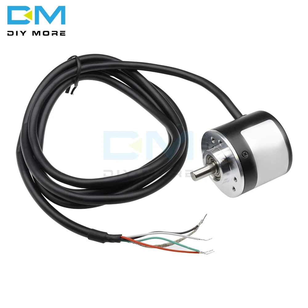 360 600 P/R кодер DC 5V 24V 360p инкрементный поворотный AB 2 этапа: 6 мм вал костюм для