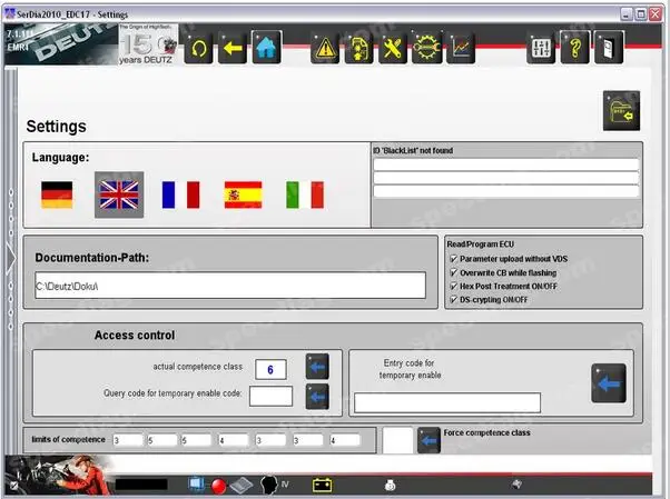 Детали двигателя DEUTZ диагностический набор (деком) для EMR2 3 4 полный уровень с Deutz