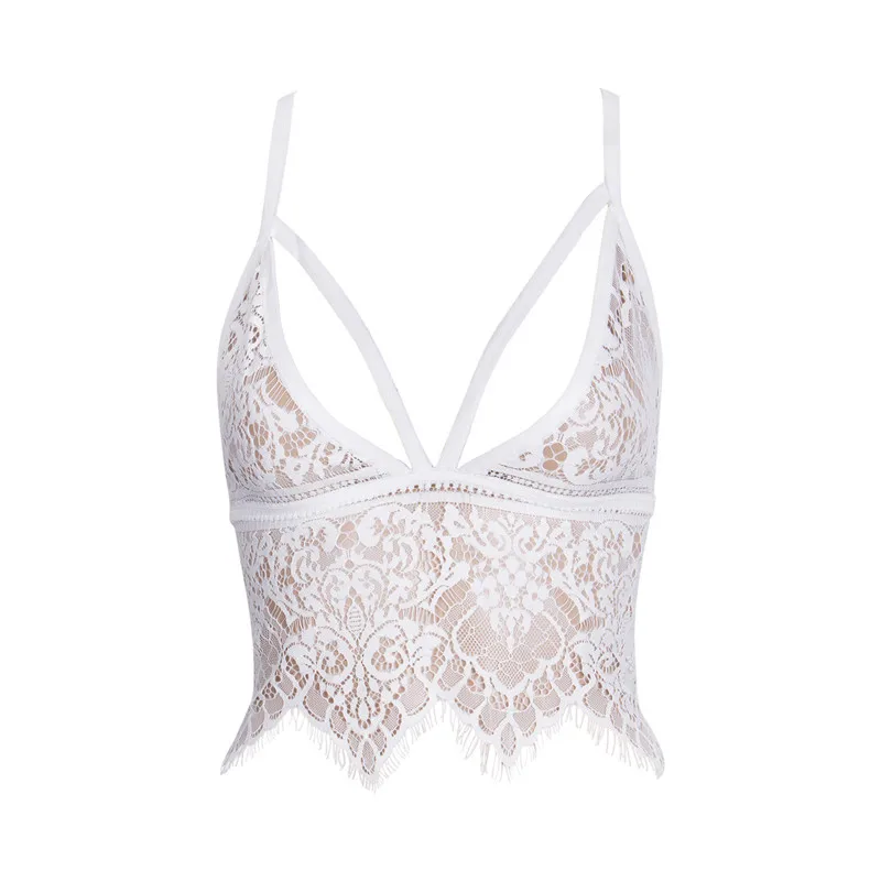 Бюстгальтер без косточек Женский кружевной с цветочным принтом|bra let|unpadded brabralette