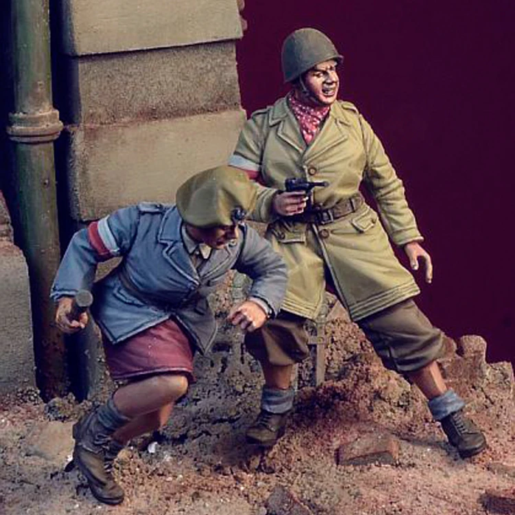 1/35 Второй мировой войны польский дом армии vol. 1 Warsaw восстание Смола Модель