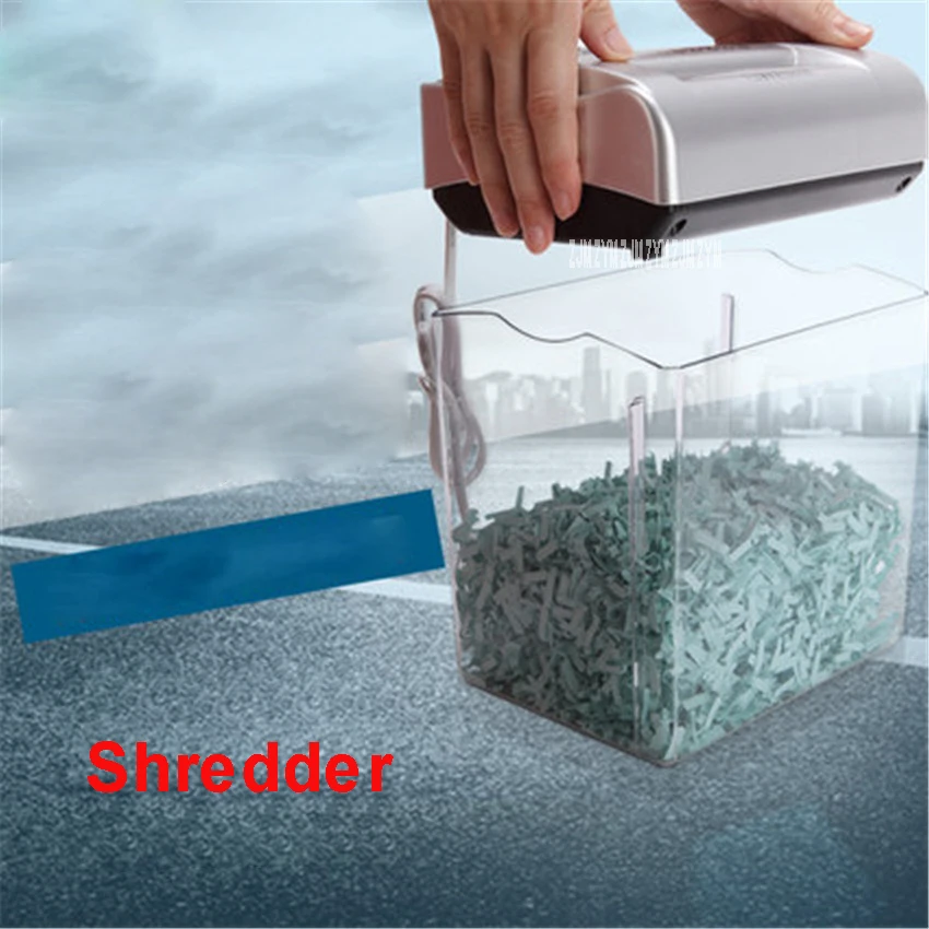 

004CC Mini Electric Paper Shredder 4.5L Drum capacity Paper Broken home Machine Office Mute 220V/50hz Shredder 195W Power