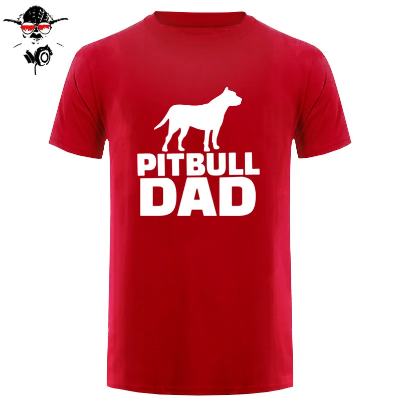 Концертные футболки Pitbull, папа, собака, мужские футболки с коротким рукавом, одежда с принтом, Мужская хлопковая футболка с круглым вырезом, серая мужская футболка - Цвет: 4