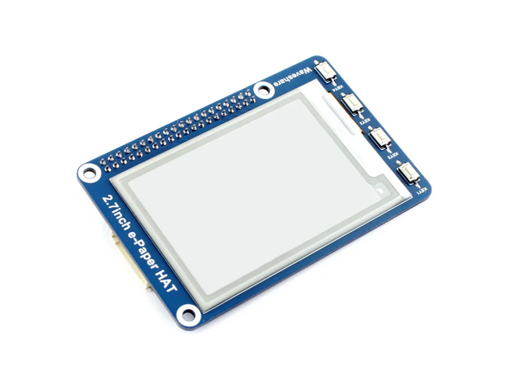 2,7 дюймов e-paper HAT 264x176 2,7 дюймов E-Ink дисплей для Raspberry Pi 3B/2B/Zero W SPI интерфейс поддерживает два цвета