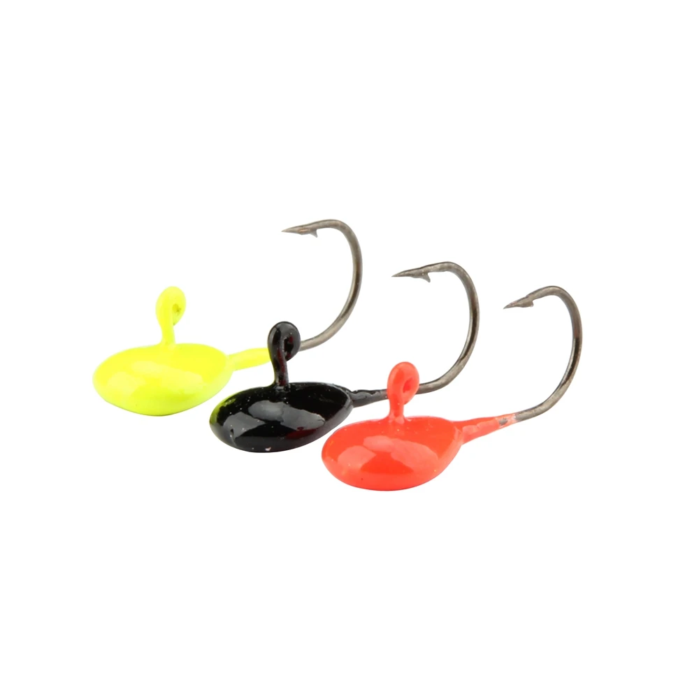 Рыболовные приманки из палисандра 12 шт. 0 5 г/0 7 г яркие цвета|jig head|hooks baitjig fishing |