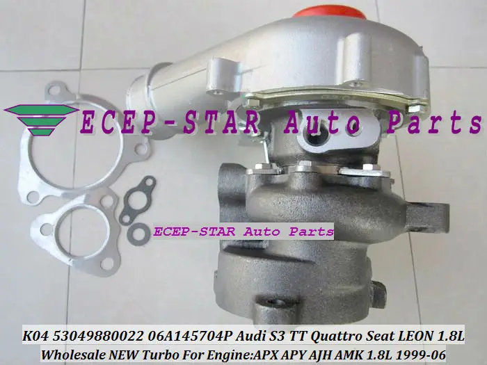 Турбокомпрессор K04 022 53049700022 53049880022 06A145704P Turbo для AUDI S3 TT Qua ttro Seat LEON 1 8 T 99 APX APY AJH AMK