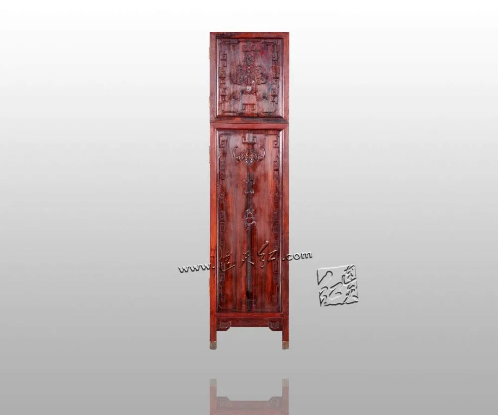 Новый классический антикварный шкаф из розового дерева в китайском стиле