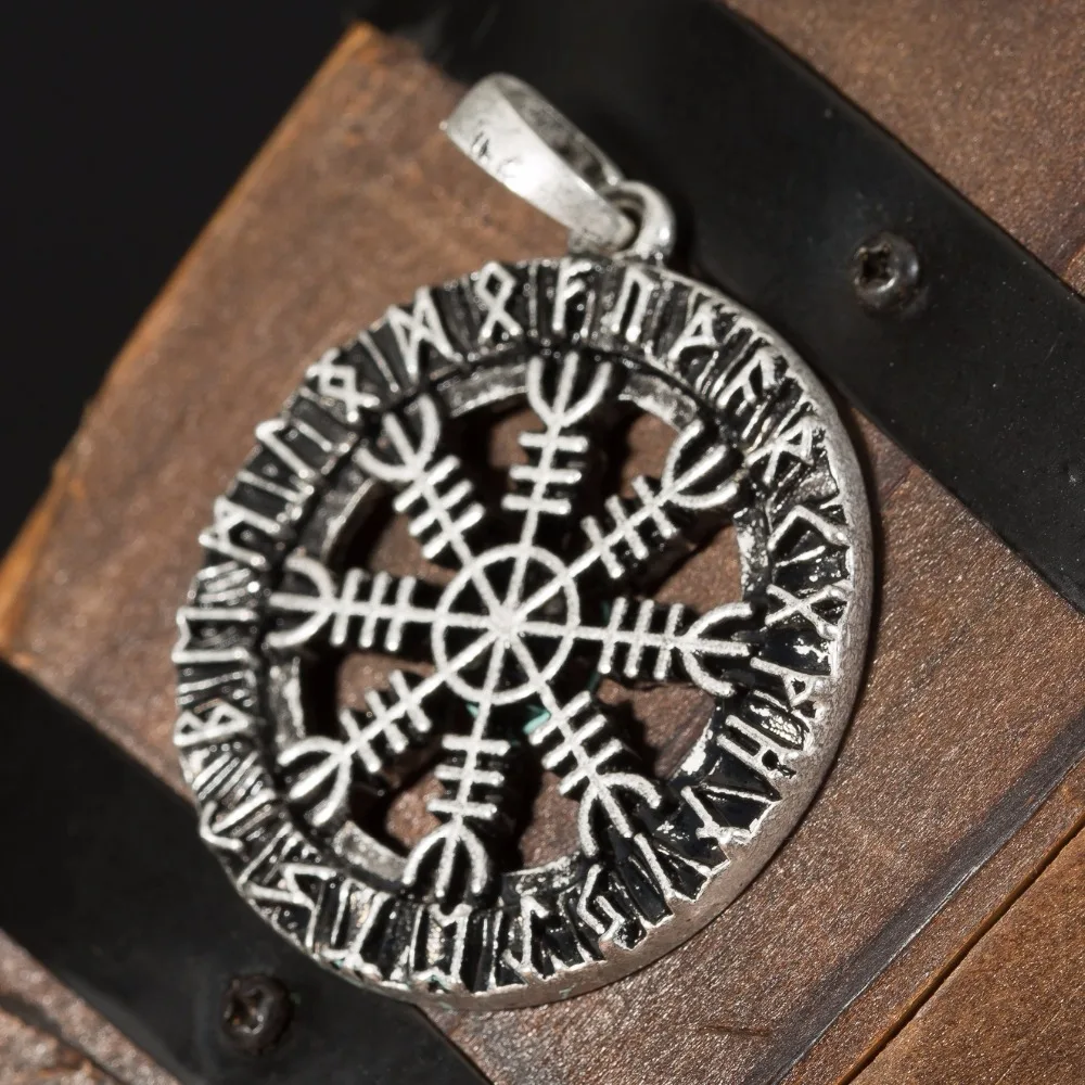 Viking Aegishjalmur РУНИЧЕСКАЯ подвеска Этническая Прямая поставка без цепи|drop pendant|viking rune